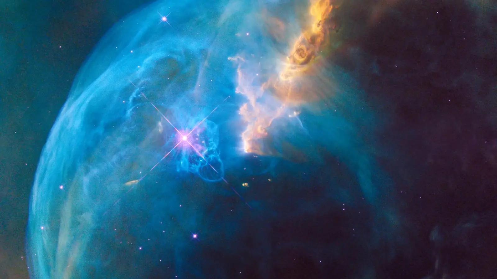 Nébuleuse de la Bulle, NGC 7635 (Hubble)