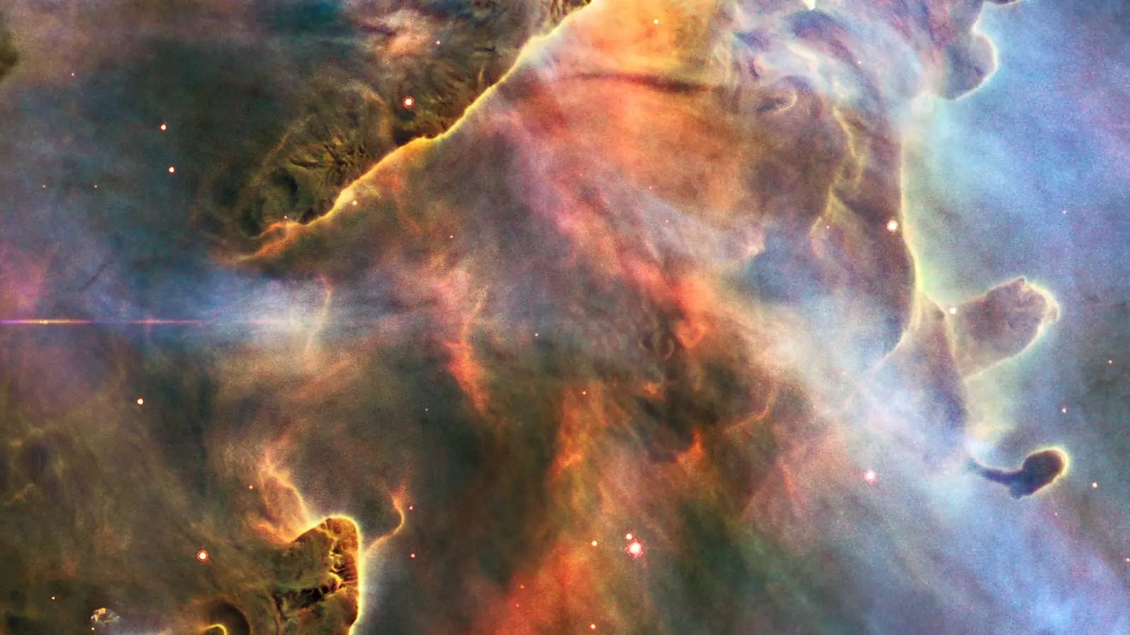 Nébuleuse de la Carène, « Mystic Mountain » (Hubble)