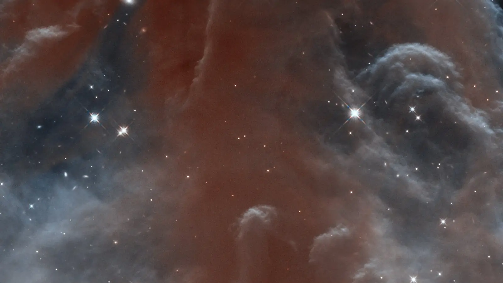 Nébuleuse de la Tête de Cheval, en infrarouge (Hubble)